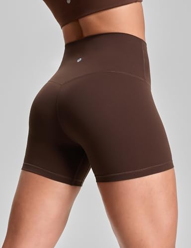 Image of HeyNuts Hawthorn Athletic Women's High Waist Yoga Shorts Biker Shorts 6'' / 8'' / 10''