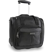 Perry Ellis Excess 9-pocket Under the Seat Rolling Carry-On Bag