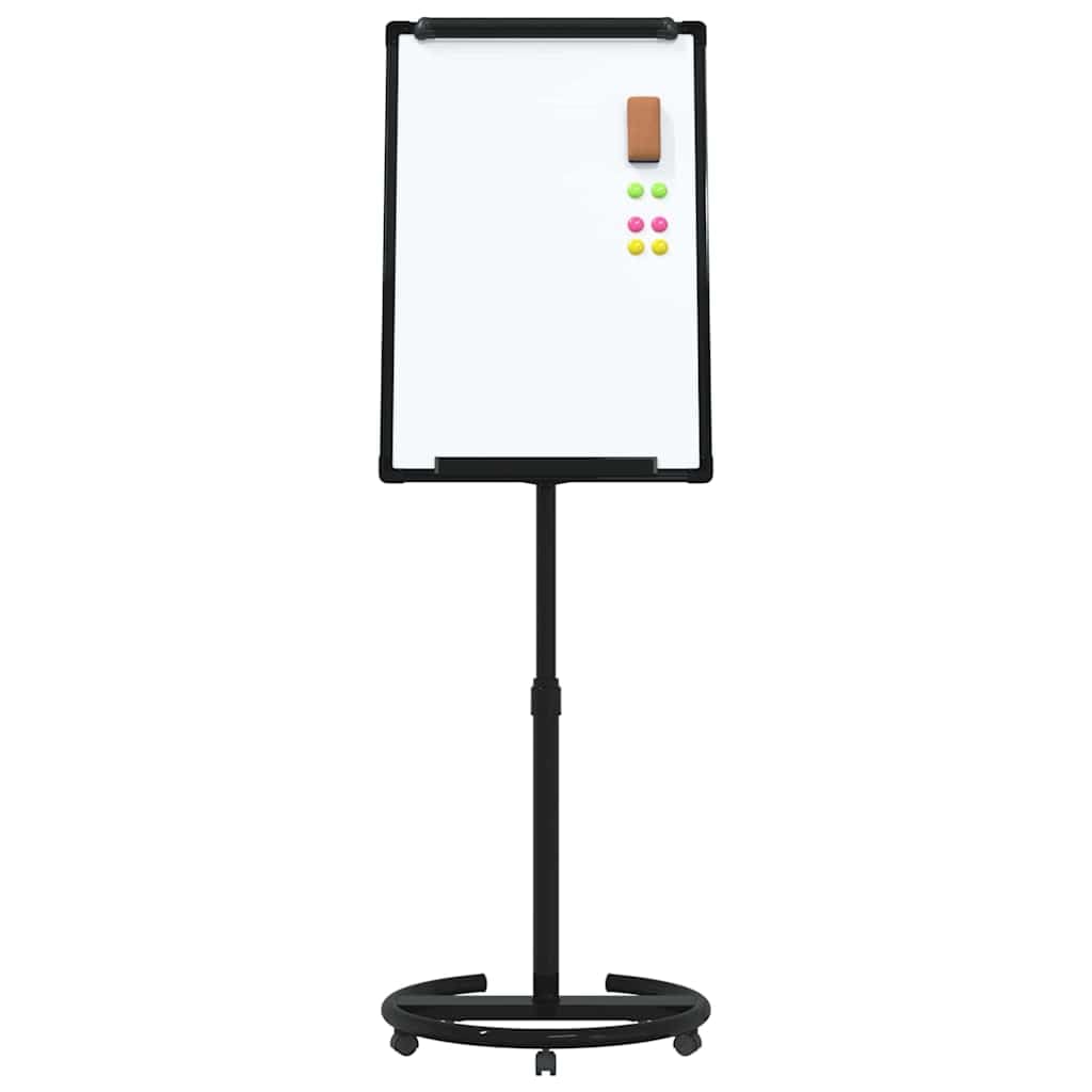 Solivagant Magnetisches Whiteboard Schwarz und Weiß 62 x 62,5 x 197 cm EPS, Andere,Bürobedarf,Präsentationsbedarf,Ausstellungstafeln, 9.55 kg-42019279