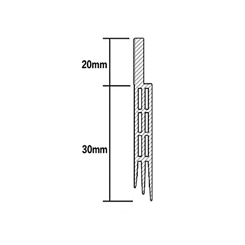 EXTSUD Selbstklebende Tür Türdichtung Dichtungsstreifen Zugluftstopper gegen Insekt Ersatzdichtung Wetterfest Blocker Schalldichtung Silikon Türstopper 100 * 5cm