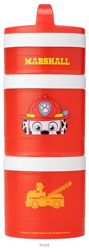 Whiskware Paw Patrol Stackable Snack Containers for Babies, Kids,...