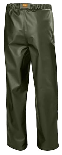 Image of Helly Hansen Workwear Gale Waterproof Rain Pants for Men, Elastic Waist | Snap Cuffs, Adjustable Fit Over Layers, Welded Seams, Machine Washable 40C, Waterproof Work Pants, For Fishing & Work