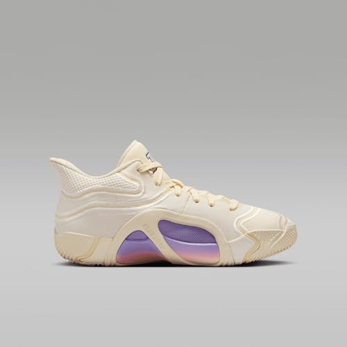 Nike Tatum 3 Big Kids' Basketball Shoes (HV5893-100, Sail/Muslin/Pale Ivory/Dark Iris)3