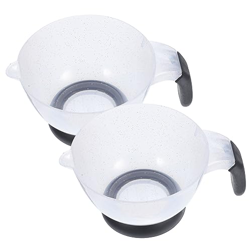 CLISPEED 2piezas Cuencos Para Teñir El Cabello Mezcladores De Colores Unidades Prácticos y Duraderos