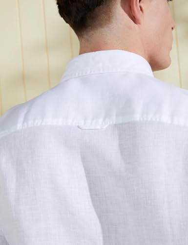 Image of Symbol Premium Men's Pure Linen Solid Casual Shirt (Regular Fit)