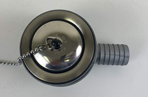 Desagüe codo perfil bajo con colador removible y tapón