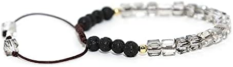 Miniatura 5 de LIAGZA Anxiety Stress Healing Crystal Rose Quartz Bead Bracelet Healing Crystals Stone Jewelry Beaded Charm Fashion Strand Bracelets Anti Depression