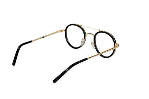 Peter Jones Black Round Designer Eyewear