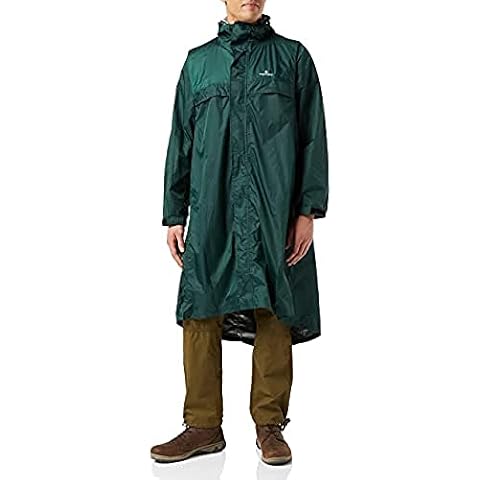 Ferrino Trekker Poncho, Adults Unisex, Green, SM Cover