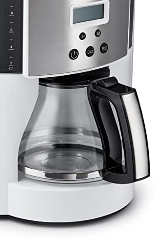 Melitta Aroma Enhance Drip Coffee Maker, With Glass Carafe, 10 Cups Capacity, White #TOP7