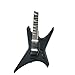 Jackson Warrior JS32 Electric Guitar - Satin Black Bundle with Cable, Tuner, Strap, Picks, and Austin Bazaar Guitar DVD