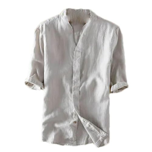 Chemise de plage homme en lin léger pour les vacances d'été