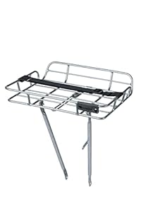 Basil Portland Frontgepäckträger Hohe Umrandung Alu Natur