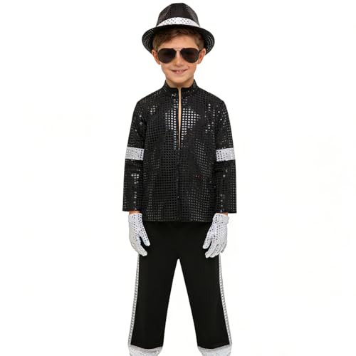 Disfraz Kids Dance Star Halloween 80s 90s para niños miniatura 2