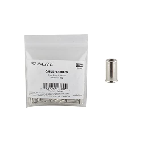 Sunlite Brake Housing Ferrule, 5mm, Non-SIS