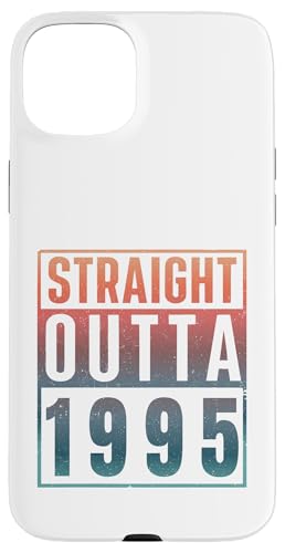 Straight Outta 1995 Birth Of Birthday Classic 1995 Vintage �X�}�z�P�[�X iPhone 15 Plus �p