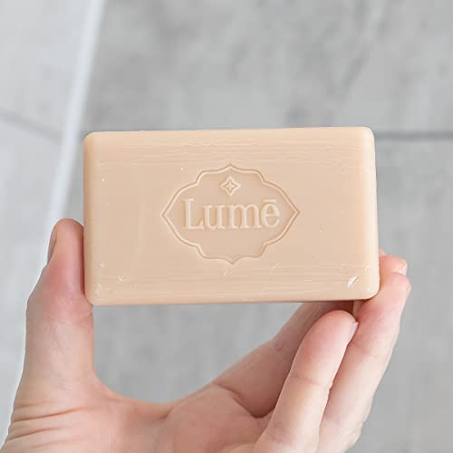 Lume Triple Milled Soap - Rich Moisture & Gentle Cleansing - Paraben Free, Phthalate Free, Skin Safe - 5 Ounce (Lavender Sage) #TOP5