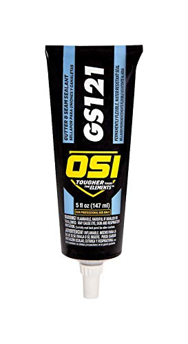 OSI GS121 White Synthetic Asphalt/Rubber Butyl Rubber 5 oz. - Case of: 2424