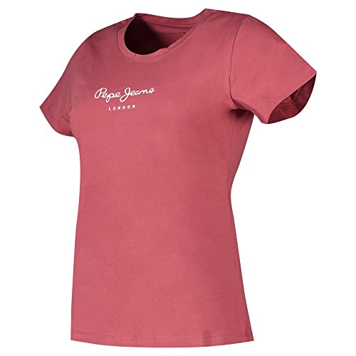 Pepe Jeans Women's New Virginia SS N T-Shirt, Pink (Dark Blush Pink), M – Ansicht 2