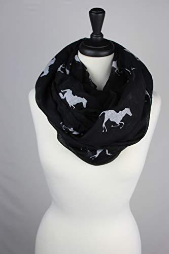 Infinity Horse Scarf Circle Loop Scarves2