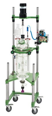 Reactor System, 10L, Complete; Reactor System, 10L, Complete, Jacketed, Air Motor