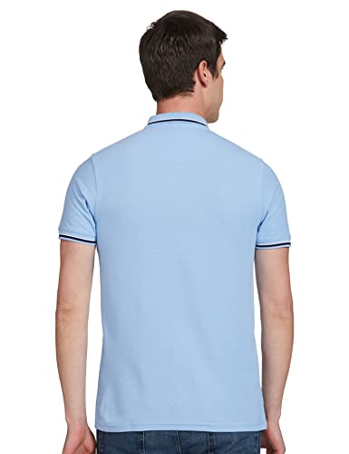 Image of Max Men Solid Slim Fit Polo T-Shirt