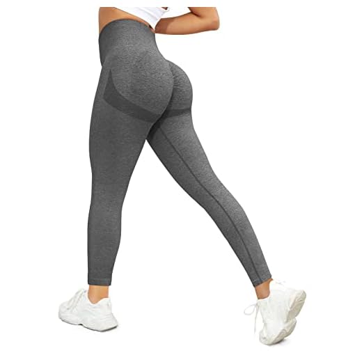 Voqeen Pantalones de Adelgazantes Push Up Mujer Leggins Reductores Adelgazantes Leggings Pantalones de Yoga Anticeluliticos Cintura Alta Mallas Fitness (Gris, M)