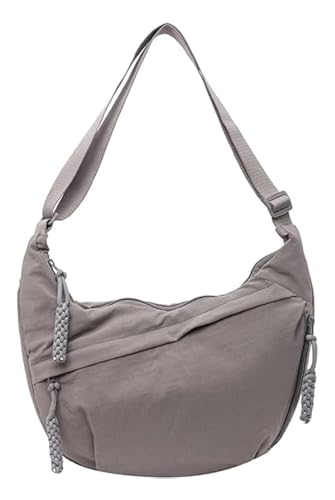 Image of WildHorn Travel Crossbody Crescent Bag for Women | Over-Shoulder Half Moon Sling Purse with Zipper | Unisex Chest Bag & Waist Bag for Daily Travel Use