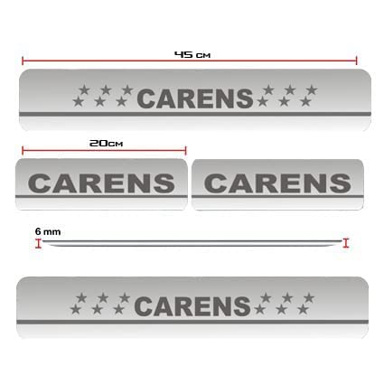 Image of AC Door Sill /Foot Step Stainless Steel Scuff Plate Plates Compatible with Kia Carens (Set of 4 Pcs)