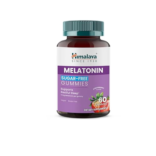 Himalaya Melatonin Sugar-Free Gummies 3 mg Melatonin 60 Gummies