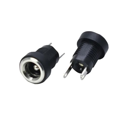 Enchufes macho de plástico y tomas hembra DC022 con tuerca para panel estable 4
