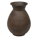 Vase Wonj marron H20cm Atmosphera - Vase wonj Marron h20cm
