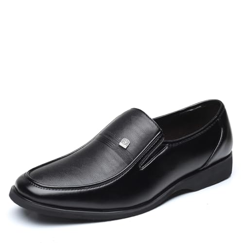 Dress Shoes for Men Men's Casual Lace-Up Leather Shoes Stylish Comfortable Footwear for Everyday Wear