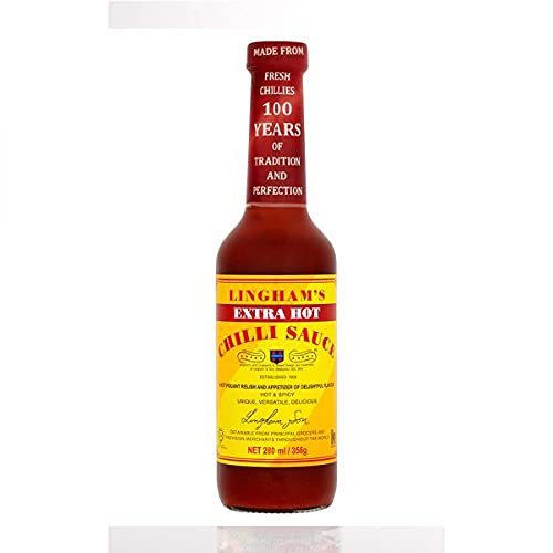 Lingham - Extra Hot Chilli Sauce 358g - (pack of 2) image 2