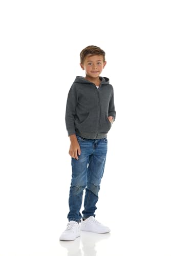 Cudlie 2-Pack Toddler Zip-Up Hoodies for Boys and Girls – Colorful Cotton Blend Sweatshirts with Pockets – Sizes 12M to 4T2
