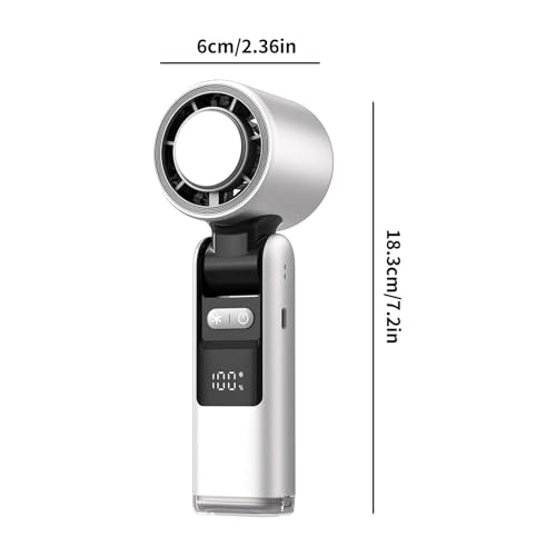 Ventilateur de poche pliable à batterie avec 100 vitesses réglables