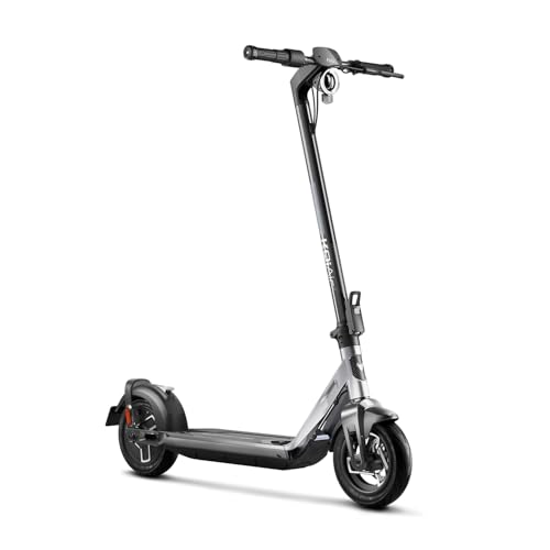Image of NIU KQi Air Electric Scooter for Adults, Carbon Fiber Ultra Light, Turn Signals, 31 Miles Long Range, 20MPH, Foldable, 9.5in Tubeless Fat Tires, UL-2271 Certified, Portable Commuter Scooter