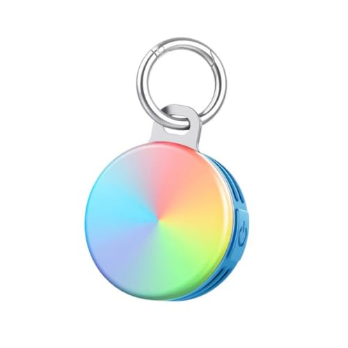 Smart Tracker Tag 1 Pack, Buscador de Objetos Bluetooth Funciona con Buscar Apple (sólo iOS), Localizador Bluetooth, Rastreador para Llaves, Cartera, Azul
