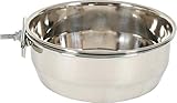 Dog Accessory Zolux de Fijar – Ensaladera de Acero Inoxidable para Perros Diámetro 18 cm 1,34 L