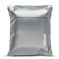 RAGO® Versandtaschen Plastik Warensendung 20 Stück -S- 20x30 cm Versandbeutel Selbstklebend und Blickdicht I Plastiktüten Verschließbar für Kleidung I Logistikverpackungen Transport