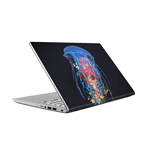 Peau Autocollante Méduse Bleue pour ASUS Vivobook 14 : finies les rayures de coque