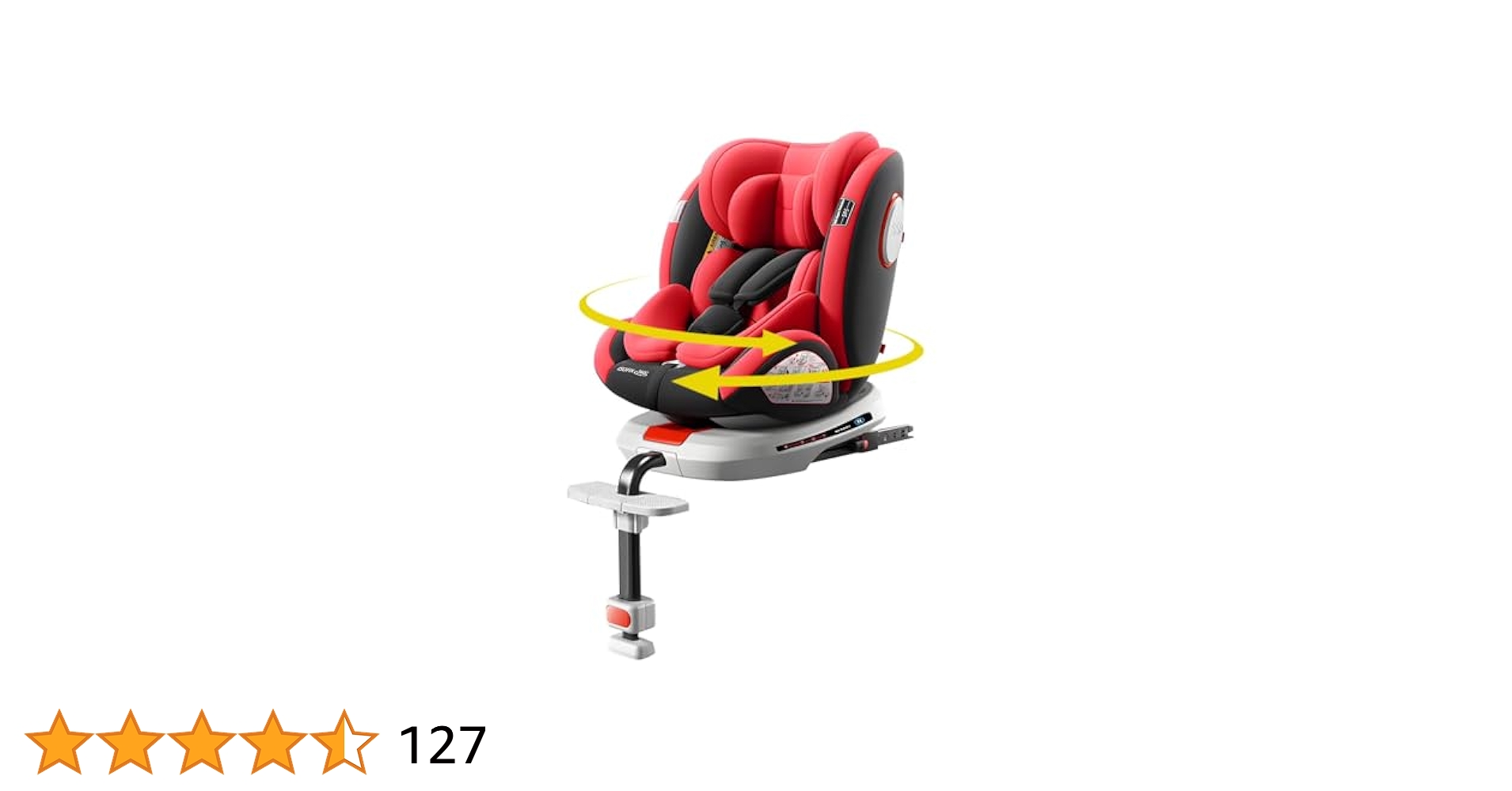 Amazon | HZDMJ チャイルドシート 360度 回転式 ISOFIX対応 成長