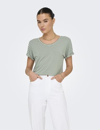 Haut à col rond JRS Femme chic et fluide, la solution pour un look soigné sans effort