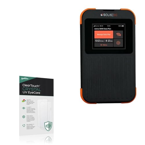 BoxWave Screen Protector Compatible With SIMO M3/765395 (2.4 in) - ClearTouch Crystal Anti-UV EyeCare (2-Pack), Filters out Harmful Blue Light Reduce Fatigue