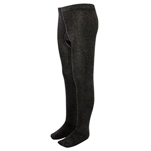 Girls Combed Cotton Tights Color : DARK GREY, SIZE : 6 TO 8 YEARS2