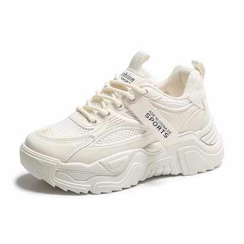 NCNDB Women's Mesh Breathable Walking Sneakers Platform Casual Sports Shoes