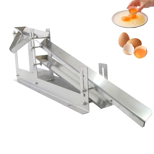 Separador de huevos comercial, máquina de separación de clara de huevo y yema de huevo de acero inoxidable, altura ajustable, 500-800 huevos/h para pastelerías y postres