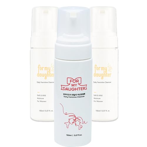 Image of for my daughter Moisture Feminine Wash | Gentle Foam Wash with HPA Complex & | pH Balanced for Intimate Hygiene | Dermatologist-Tested - 150ml (5.07oz)