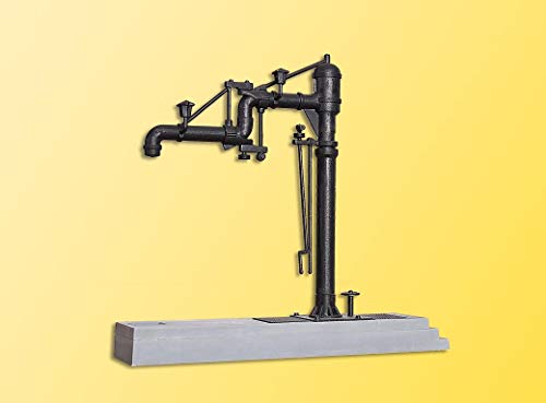 H0 2 water cranes with articulated arms, Grey, Brown, Green, Small - Image 2