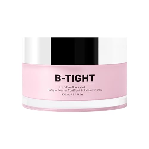 MAËLYS B-TIGHT Lift & Firm Booty Mask - Skin Tightening & Firming Cream for Booty & Thighs - Cellulite Cream with Caffeine & Brazilian Peppertree - Butt Mask for Smooth-Looking Skin (3.4 Fl Oz)